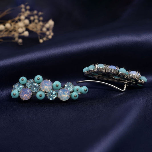 Reverse Earring ( Turquoise )