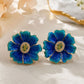 Big Flower (  Navy Blue )