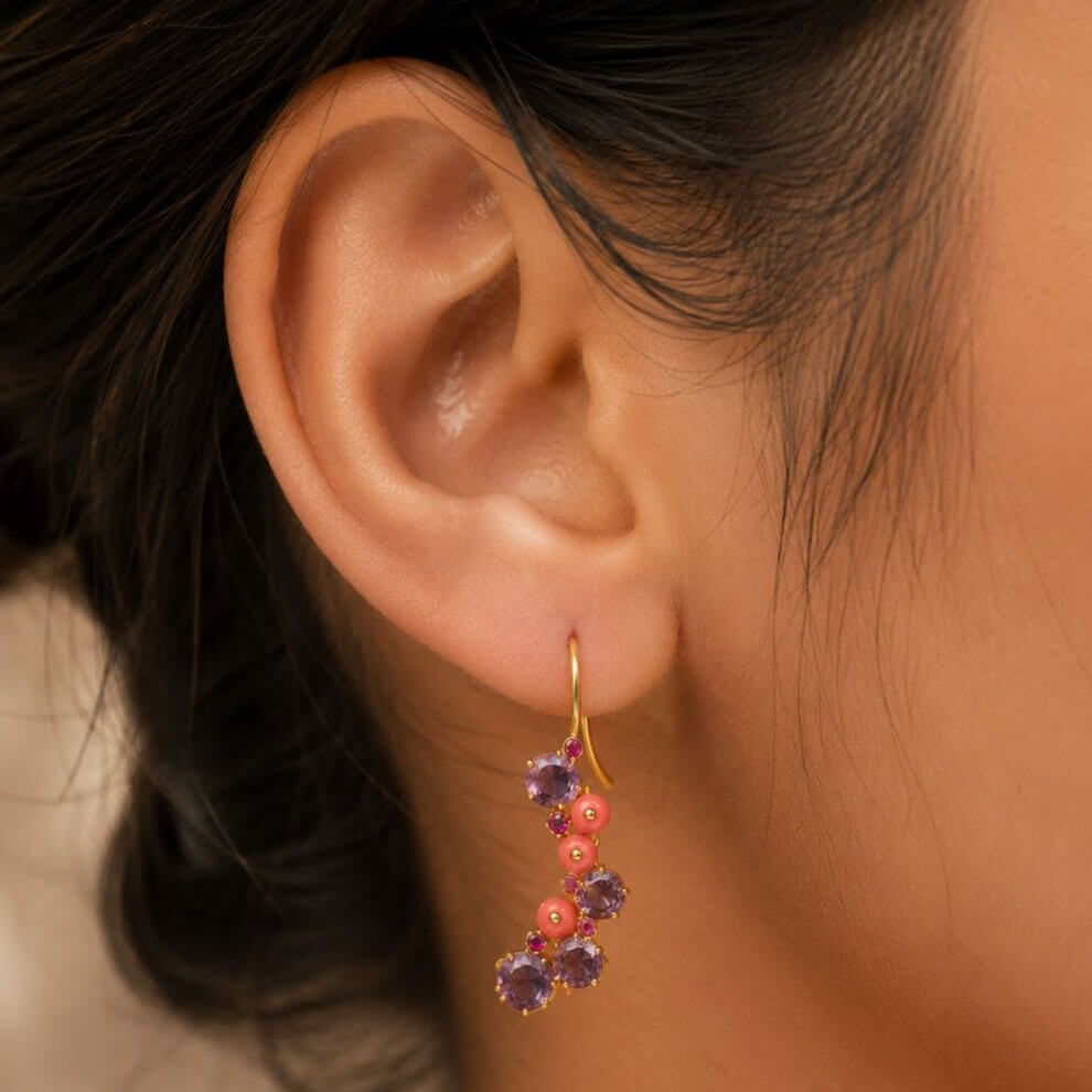 Small Hook ( Orange x Pink )
