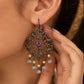 Black Theme Earring (dark silver)