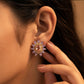 Sunflower Earring ( Brown )