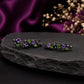 Reverse Earring ( Black x green )