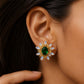 Sunflower Earring ( Sky Blue )