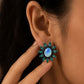 Sunflower Earring ( Sea Green )