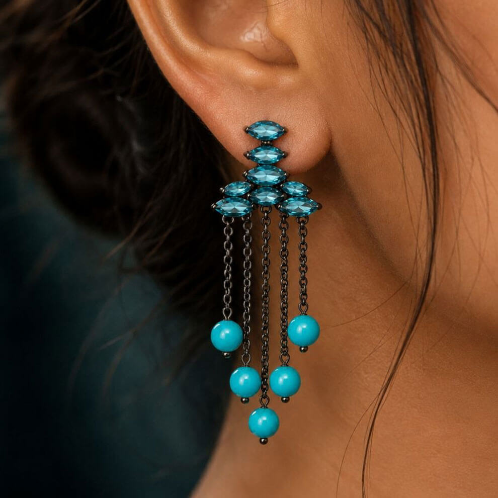 Aqua Blue Beads
