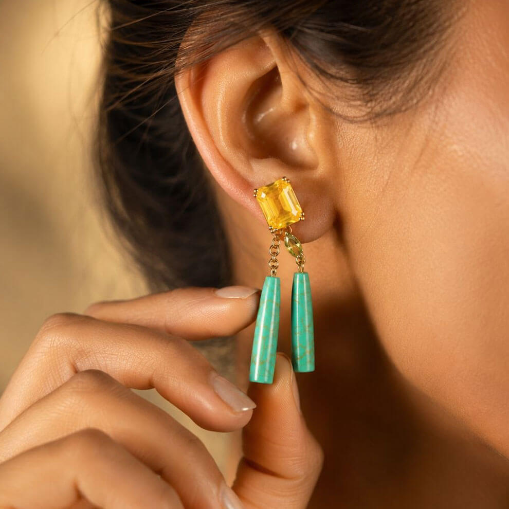 Double Drop ( Aqua Blue )