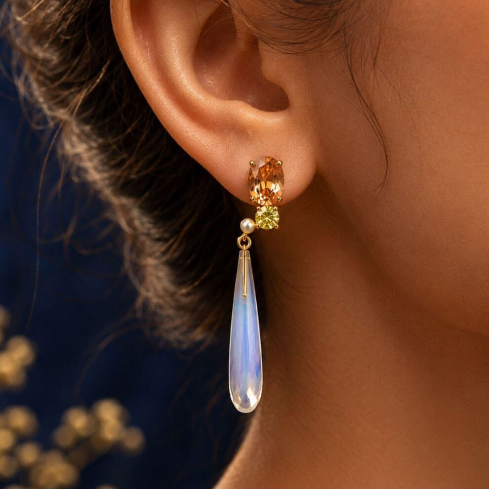Single Drop ( Light Blue x Gold )