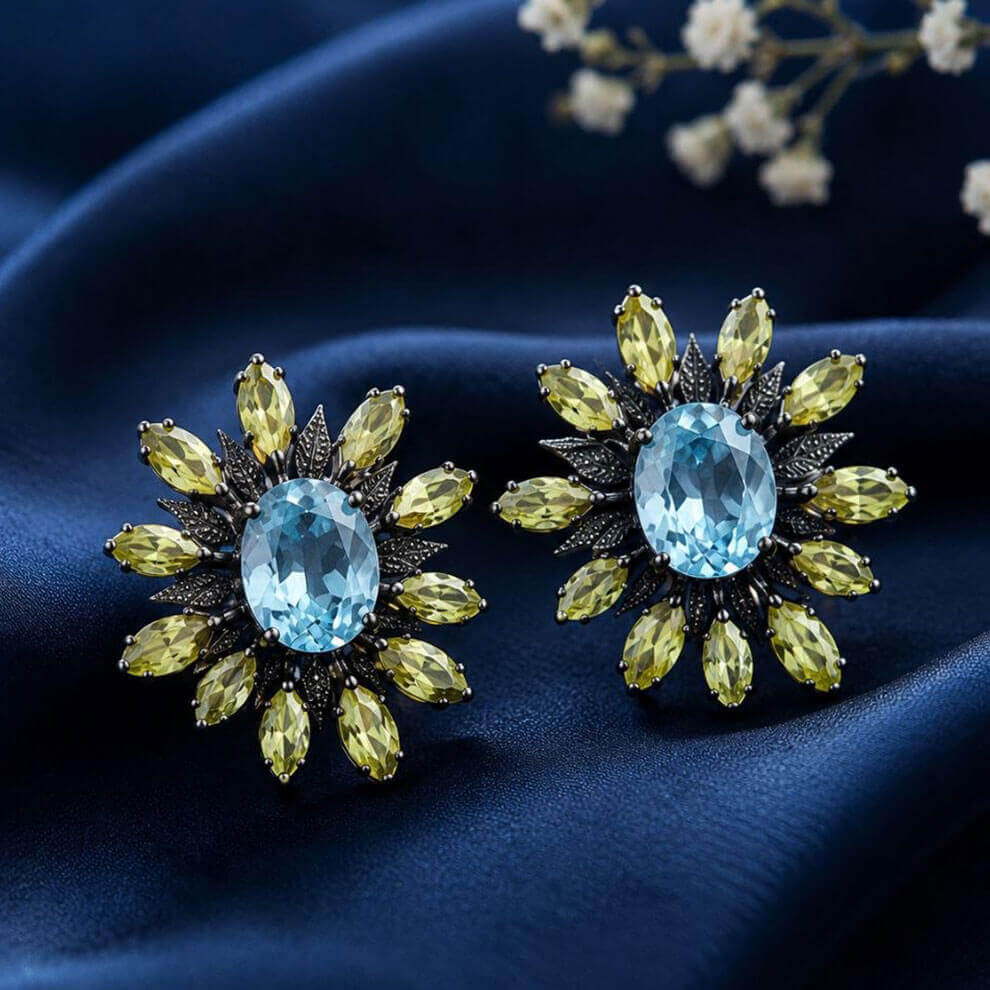 Sunflower Earring ( Yellow )